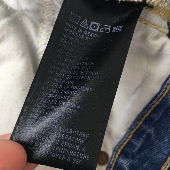 BDG Urban Outfitters Mom High Rise Denim Jean Shorts in Blue - Picture 7 of 10